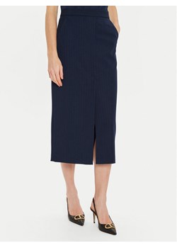 TWINSET Spódnica ołówkowa 242TP2153 Granatowy Regular Fit - id: 0000304451713 - marki Twinset - 181153489 TWINSET Spódnica ołówkowa 242TP2153 Granatowy Regular Fit ze sklepu MODIVO w kategorii Spódnice - zdjęcie 181153489