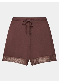 Femilet by Chantelle Szorty piżamowe Jazz FNA570 Brązowy Regular Fit ze sklepu MODIVO w kategorii Piżamy damskie - zdjęcie 181153555