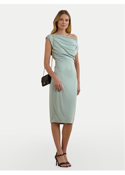 LAUREN RALPH LAUREN Sukienka koktajlowa 250964081001 Błękitny Slim Fit ze sklepu MODIVO w kategorii Sukienki - zdjęcie 181153658