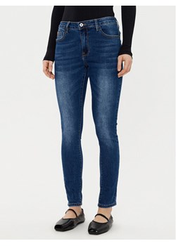 Please Jeansy P8361HOM31 Granatowy Skinny Fit ze sklepu MODIVO w kategorii Jeansy damskie - zdjęcie 181153769