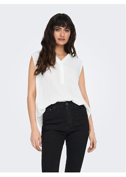 ONLY Bluzka 15213420 Biały Regular Fit ze sklepu MODIVO w kategorii Bluzki damskie - zdjęcie 181153856