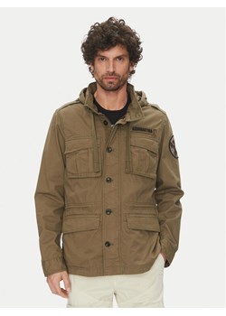 Aeronautica Militare Kurtka przejściowa 251AB2212CT3501 Khaki Regular Fit ze sklepu MODIVO w kategorii Kurtki męskie - zdjęcie 181153888