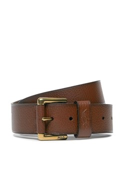 Polo Ralph Lauren Pasek Męski 405898669002 Brązowy ze sklepu MODIVO w kategorii Paski męskie - zdjęcie 181153905