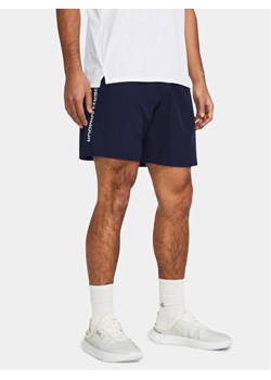 Under Armour Szorty sportowe Ua Woven Wdmk Shorts 1383356-410 Granatowy Loose Fit ze sklepu MODIVO w kategorii Spodenki męskie - zdjęcie 181153985
