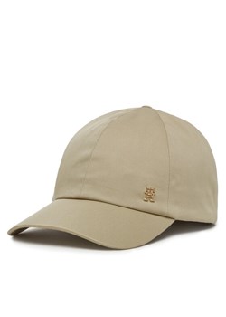 Tommy Hilfiger Czapka z daszkiem Elevated Chic Soft Cap AW0AW17138 Beżowy ze sklepu MODIVO w kategorii Czapki z daszkiem damskie - zdjęcie 181154028
