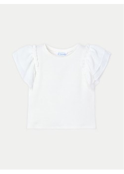 Mayoral T-Shirt 3013 Écru Regular Fit ze sklepu MODIVO w kategorii Bluzki dziewczęce - zdjęcie 181154209