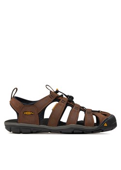 Keen Sandały Clearwater Cnx Leather 1013106 Brązowy ze sklepu MODIVO w kategorii Sandały męskie - zdjęcie 181154437