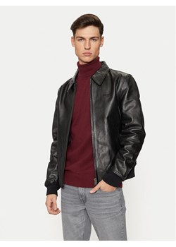 SCHOTT N.Y.C. Kurtka skórzana LC5100RIB Czarny Regular Fit ze sklepu MODIVO w kategorii Kurtki męskie - zdjęcie 181154448