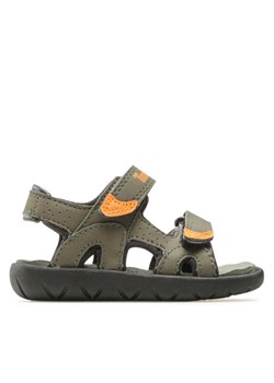 Timberland Sandały Perkins Row 2-Strap TB0A24Y7A581 Zielony ze sklepu MODIVO w kategorii Sandały dziecięce - zdjęcie 181154486