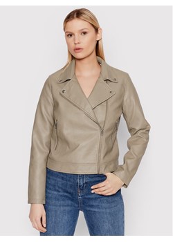 JJXX Kurtka z imitacji skóry Gail 12206262 Szary Regular Fit ze sklepu MODIVO w kategorii Kurtki damskie - zdjęcie 181154487
