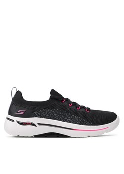 Skechers Sneakersy Go Walk Arch Fit 124863/BKHP Czarny ze sklepu MODIVO w kategorii Buty sportowe damskie - zdjęcie 181154555