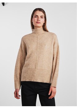 YAS Golf 26030703 Beżowy Loose Fit ze sklepu MODIVO w kategorii Swetry damskie - zdjęcie 181154576