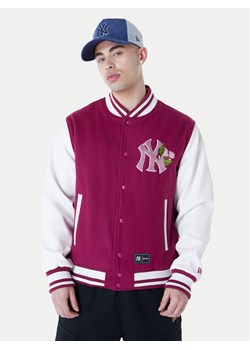 New Era Kurtka bomber Yankees MLB Floral 60596333 Bordowy Regular Fit ze sklepu MODIVO w kategorii Kurtki męskie - zdjęcie 181154659