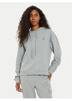 TWINSET Bluza 242TP2490 Szary Regular Fit ze sklepu MODIVO w kategorii Bluzy damskie - zdjęcie 181154695