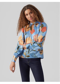 Vero Moda Bluzka Renee 10282217 Niebieski Standard Fit ze sklepu MODIVO w kategorii Bluzki damskie - zdjęcie 181154729