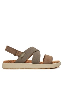 Keen Sandały Elle Criss Cross 1028630 Szary ze sklepu MODIVO w kategorii Sandały damskie - zdjęcie 181154745