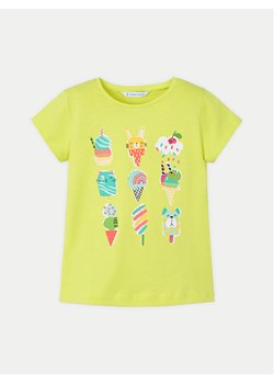 Mayoral T-Shirt 3014 Zielony Regular Fit ze sklepu MODIVO w kategorii Bluzki dziewczęce - zdjęcie 181154769
