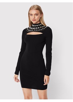 Pinko Sukienka koktajlowa Caffelatte 1G184Z A02G Czarny Regular Fit ze sklepu MODIVO w kategorii Sukienki - zdjęcie 181154778