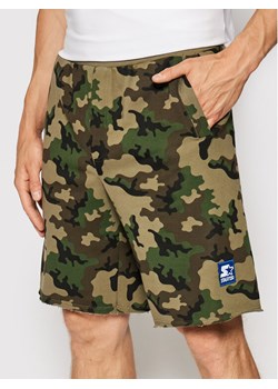 Starter Szorty sportowe SMG-019-BD Khaki Regular Fit ze sklepu MODIVO w kategorii Spodenki męskie - zdjęcie 181154859