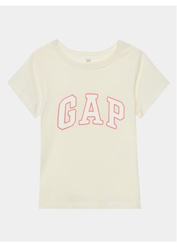 Gap T-Shirt 459909-00 Écru Regular Fit ze sklepu MODIVO w kategorii T-shirty chłopięce - zdjęcie 181154868