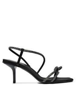 Max Mara Sandały Crystalsandal 2424526411600 Czarny ze sklepu MODIVO w kategorii Sandały damskie - zdjęcie 181154936