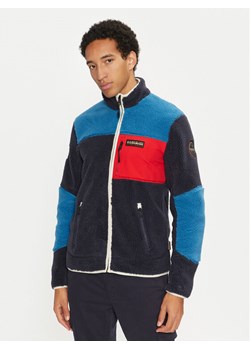 Napapijri Polar Yupik NP0A4GNT Granatowy Regular Fit ze sklepu MODIVO w kategorii Bluzy męskie - zdjęcie 181154968