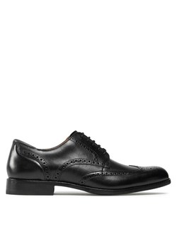 Clarks Półbuty Craft Arlo Limit 261714527 Czarny ze sklepu MODIVO w kategorii Buty eleganckie męskie - zdjęcie 181155025