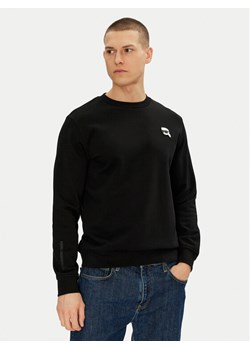 KARL LAGERFELD Bluza 705710 500900 Czarny Regular Fit ze sklepu MODIVO w kategorii Bluzy męskie - zdjęcie 181155067