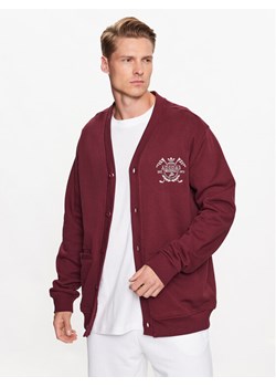 adidas Kardigan Graphics Archive Cardigan IC5772 Czerwony Regular Fit ze sklepu MODIVO w kategorii Swetry męskie - zdjęcie 181155116