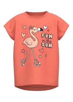 NAME IT T-Shirt 13215037 Pomarańczowy Loose Fit ze sklepu MODIVO w kategorii Bluzki dziewczęce - zdjęcie 181155207