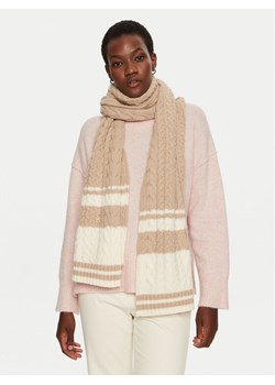 Tommy Hilfiger Szalik Naval AW0AW16654 Beżowy ze sklepu MODIVO w kategorii Szaliki i chusty damskie - zdjęcie 181155229