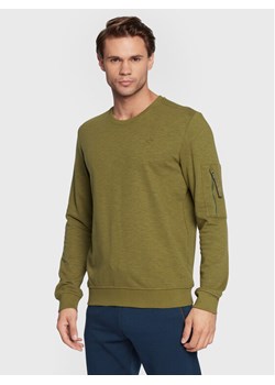Volcano Bluza B-Velt M01149-W23 Zielony Regular Fit ze sklepu MODIVO w kategorii Bluzy męskie - zdjęcie 181155316