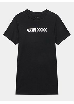 Vans Sukienka codzienna Chalkboard Relaxed Tee Dress VN000AEJ Czarny Relaxed Fit ze sklepu MODIVO w kategorii Sukienki dziewczęce - zdjęcie 181155319