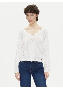 Pepe Jeans Sweter Olya PL702288 Écru Regular Fit ze sklepu MODIVO w kategorii Swetry damskie - zdjęcie 181155329