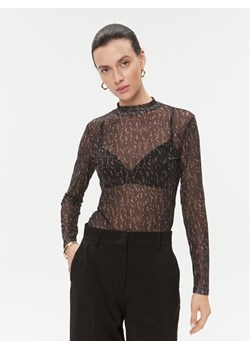 Vila Bluzka 14088372 Czarny Slim Fit ze sklepu MODIVO w kategorii Bluzki damskie - zdjęcie 181155379