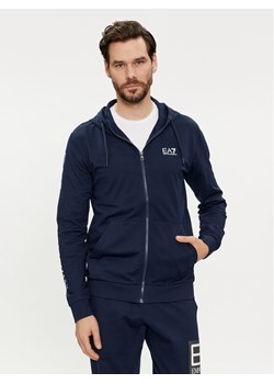 EA7 Emporio Armani Bluza 8NPM13 PJ05Z 1554 Granatowy Regular Fit ze sklepu MODIVO w kategorii Bluzy męskie - zdjęcie 181155576