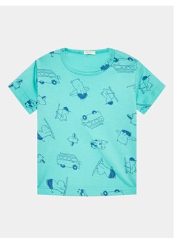 United Colors Of Benetton T-Shirt 30HPA1031 Niebieski Regular Fit ze sklepu MODIVO w kategorii Koszulki niemowlęce - zdjęcie 181155769