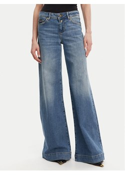 Versace Jeans Couture Jeansy 78HAB561 Niebieski Wide Leg ze sklepu MODIVO w kategorii Jeansy damskie - zdjęcie 181155787