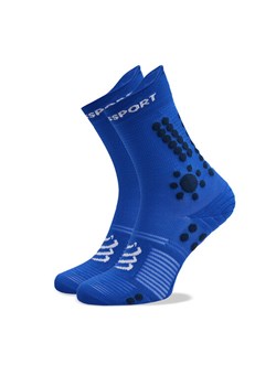 Compressport Skarpety wysokie unisex Pro Racing V4.0 Trail XU00048B Niebieski ze sklepu MODIVO w kategorii Skarpetki męskie - zdjęcie 181155846