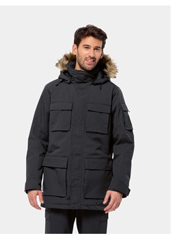 Jack Wolfskin Kurtka zimowa Glacier Canyon Parka 1107674 Czarny Regular Fit ze sklepu MODIVO w kategorii Kurtki męskie - zdjęcie 181155878