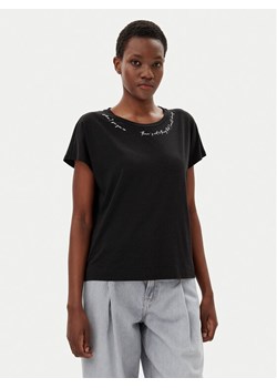 Liu Jo Sport T-Shirt TA5268 JS005 Czarny Regular Fit ze sklepu MODIVO w kategorii Bluzki damskie - zdjęcie 181155906