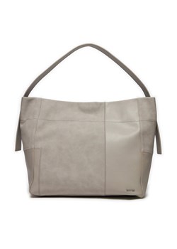 Calvin Klein Torebka Texture Block Large Shopper K60K611670 Beżowy ze sklepu MODIVO w kategorii Torby Shopper bag - zdjęcie 181155958