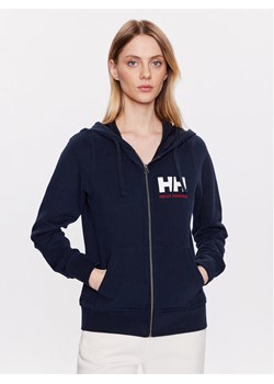 Helly Hansen Bluza Logo 33994 Granatowy Regular Fit ze sklepu MODIVO w kategorii Bluzy damskie - zdjęcie 181156097