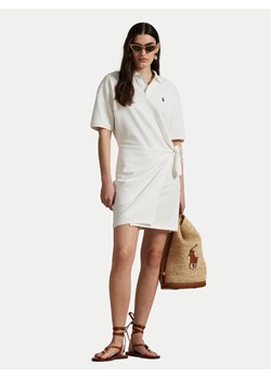 Polo Ralph Lauren Sukienka codzienna 211A88516002 Biały Straight Fit ze sklepu MODIVO w kategorii Sukienki - zdjęcie 181156136
