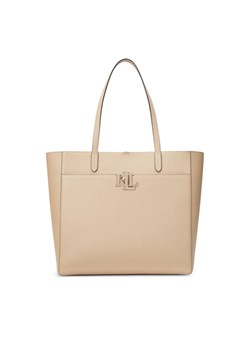 LAUREN RALPH LAUREN Torebka Cameryn 431960183004 Beżowy ze sklepu MODIVO w kategorii Torby Shopper bag - zdjęcie 181156148