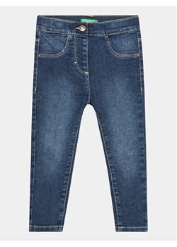 United Colors Of Benetton Jegginsy 4RW4GE00I Niebieski Regular Fit ze sklepu MODIVO w kategorii Spodnie dziewczęce - zdjęcie 181156459