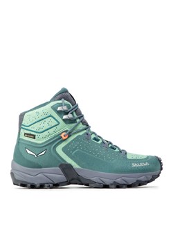 Salewa Trekkingi Ws Alpenrose 2 Mid Gtx 8540 Zielony ze sklepu MODIVO w kategorii Buty trekkingowe damskie - zdjęcie 181156466