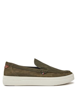 Tommy Hilfiger Mokasyny FM0FM05354 Zielony ze sklepu MODIVO w kategorii Mokasyny męskie - zdjęcie 181156556