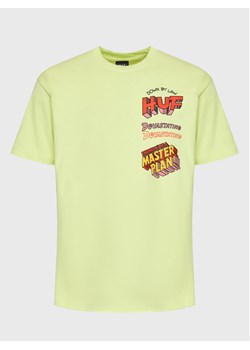 HUF T-Shirt Master Plan TS01942 Zielony Regular Fit ze sklepu MODIVO w kategorii T-shirty męskie - zdjęcie 181156607