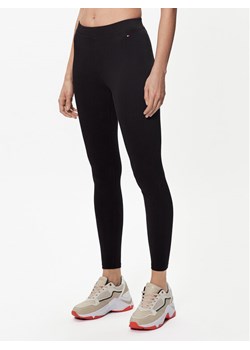 Tommy Hilfiger Legginsy Heritage WW0WW37347 Czarny Slim Fit ze sklepu MODIVO w kategorii Spodnie damskie - zdjęcie 181157036
